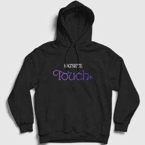 Touch K Pop Kpop Müzik Katseye Kapşonlu Sweatshirt siyah