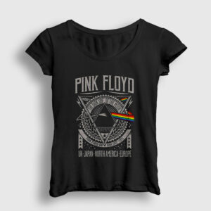 Tour Pink Floyd Kadın Tişört siyah