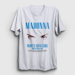 Tour Who's That Girl Madonna Tişört beyaz