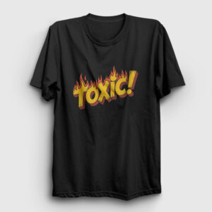 Toxic Hediye Sevgili Sevgililer Günü Tişört siyah