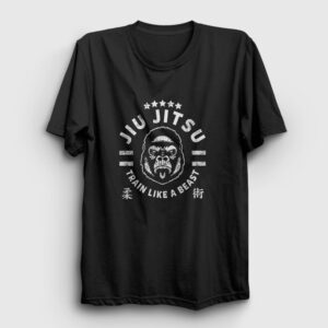 Train Like A Beast Mma Ufc Jiu Jitsu Tişört siyah