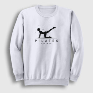 Trainer Instructor Hediye Pilates Sweatshirt beyaz