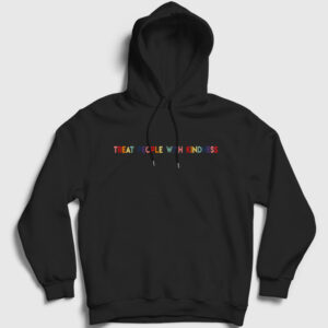 Treat People With Kindness V2 Harry Styles Kapşonlu Sweatshirt siyah