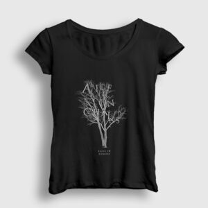 Tree Alice In Chains Kadın Tişört siyah