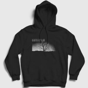 Tree Burzum Kapşonlu Sweatshirt siyah