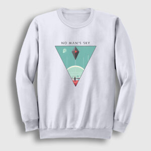 Triangle No Man's Sky Sweatshirt beyaz