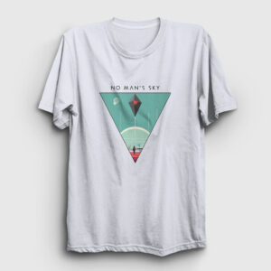 Triangle No Man's Sky Tişört beyaz