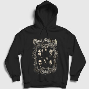 Tribute Black Sabbath Kapşonlu Sweatshirt siyah
