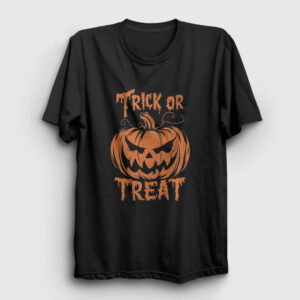 Trick Or Treat Halloween Cadılar Bayramı Tişört siyah