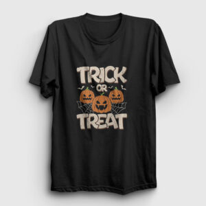 Trick Or Treat V2 Halloween Cadılar Bayramı Tişört siyah