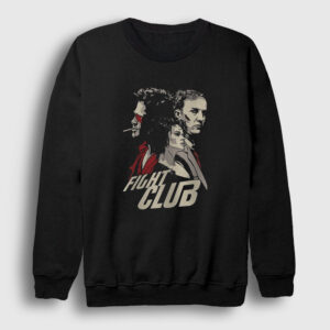 Trio Fight Club Film Sweatshirt siyah