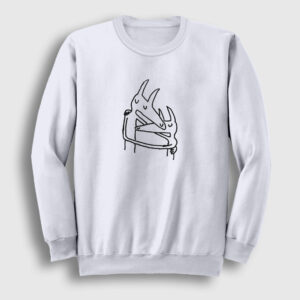 Twin Fantasy Car Seat Headrest Sweatshirt beyaz