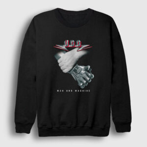 U D O Man And Machine Sweatshirt siyah