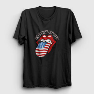 US The Rolling Stones Tişört siyah