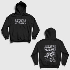 Useless Dio Brando Jojo Sırt Baskılı Kapşonlu Sweatshirt