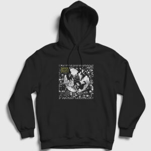 Utilitarian Napalm Death Kapşonlu Sweatshirt siyah