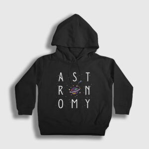 Uzay Bilim Astronomi Astronomy Çocuk Kapşonlu Sweatshirt