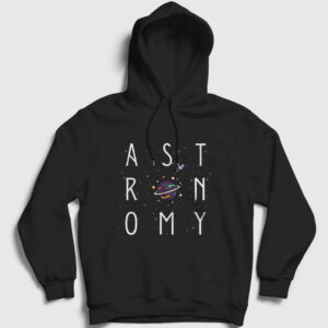 Uzay Bilim Astronomi Astronomy Kapşonlu Sweatshirt