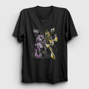 Uzi Doorman Serial Murder Drones Tişört siyah