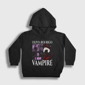 Vampire Müzik Olivia Rodrigo Çocuk Kapşonlu Sweatshirt