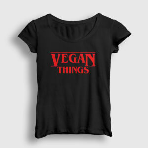 Vegan Things Vegetarian Vejetaryen Kadın Tişört