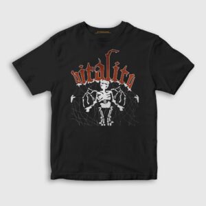 Vitality Nikolas Rendl Pyromaniac Çocuk Tişört Siyah