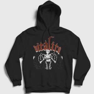 Vitality Nikolas Rendl Pyromaniac Kapşonlu Sweatshirt Siyah