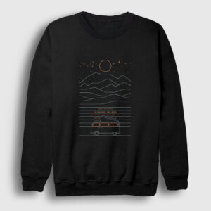 Voyage Camper Kamp Sweatshirt siyah