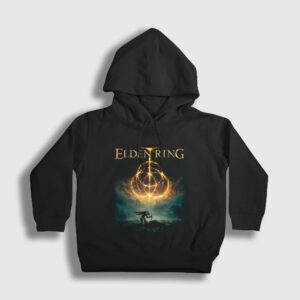 Vyke Oyun Elden Ring Çocuk Kapşonlu Sweatshirt siyah