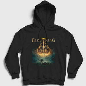 Vyke Oyun Elden Ring Kapşonlu Sweatshirt siyah