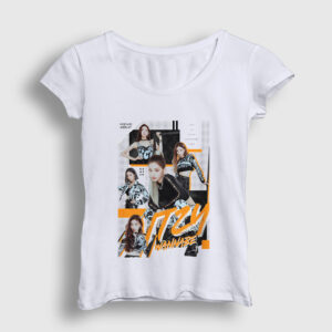 Wannabe Yeji Lia Yuna Itzy Kadın Tişört beyaz