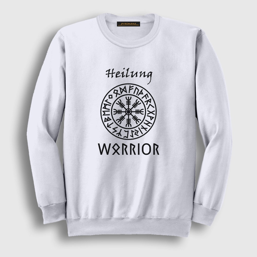 Warrior Heilung Sweatshirt beyaz