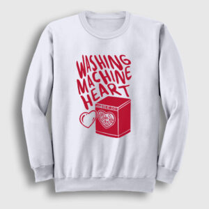 Washing Machine Heart Mitski Sweatshirt beyaz