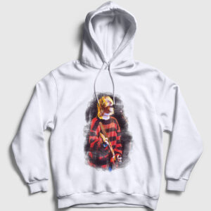 Watercolor Nirvana Kurt Cobain Kapşonlu Sweatshirt