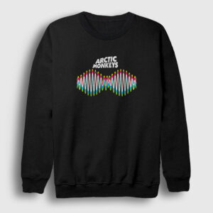 Wave Arctic Monkeys Sweatshirt siyah