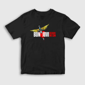 We Can Bon Jovi Çocuk Tişört siyah