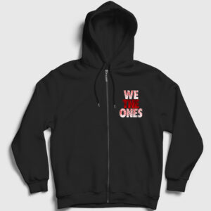 We The Ones Güreş Wwe The Bloodline Fermuarlı Kapşonlu Sweatshirt siyah