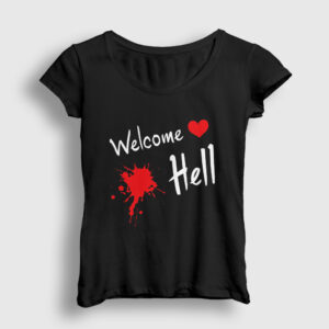 Welcome Hell Hecatia Touhou Kadın Tişört siyah