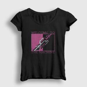 Welcome To The Machine Pink Floyd Kadın Tişört siyah