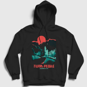 Welcome To Twin Peaks Kapşonlu Sweatshirt