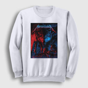 Wolf Metallica Sweatshirt beyaz