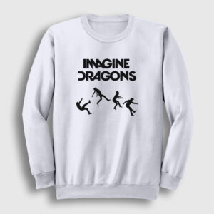 World Imagine Dragons Sweatshirt beyaz