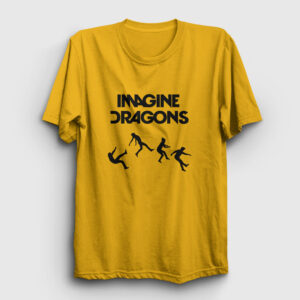 World Imagine Dragons Tişört sarı
