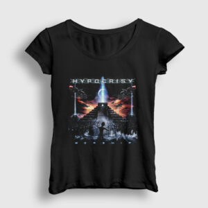 Worship Metal Hypocrisy Kadın Tişört siyah