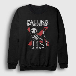 X Ray Cat Falling In Reverse Sweatshirt siyah