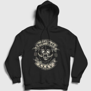 XXXV Motörhead Kapşonlu Sweatshirt siyah