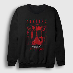 Yasuke Naoe Assassin's Creed Shadows Sweatshirt siyah