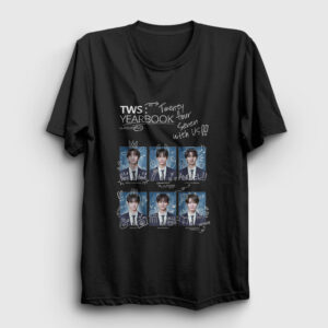 Yearbook K Pop Tws Tişört siyah