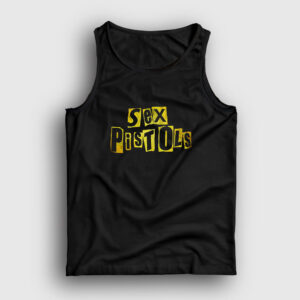 Yellow Logo Sex Pistols Atlet siyah