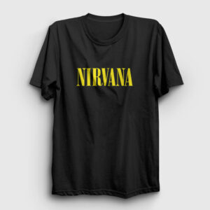 Yellow Nirvana Tişört siyah